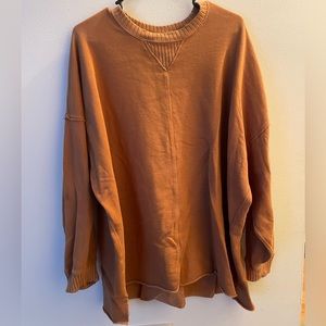 American Eagle Deep Yellow Oversized Sweater